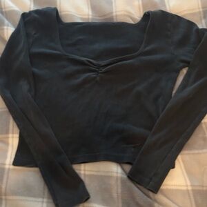 Brandy Melville Black Long Sleeve Top